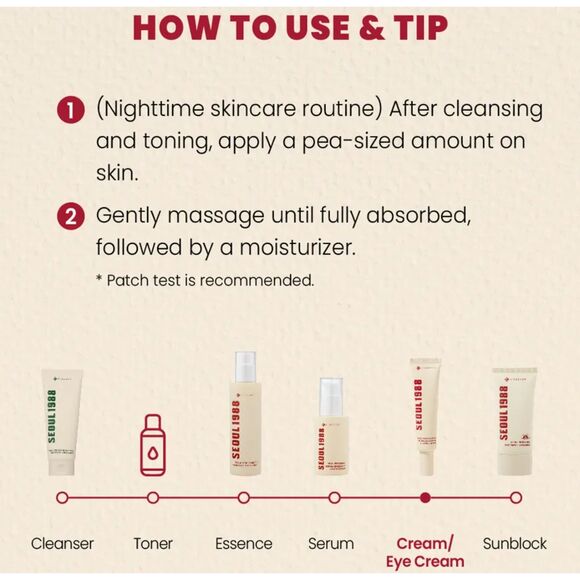 KSECRET, SEOUL 1988 Eye Cream: Retinal Liposome 4% + Fermented Bean - Picture 13 of 14